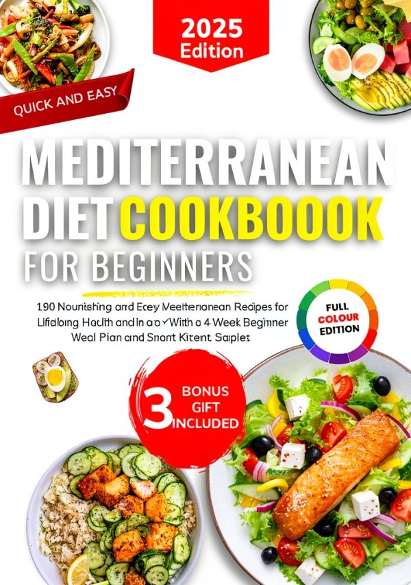 Mediterranean Cookbook Everyday Mediterranean 75‑Page Print Replica-0