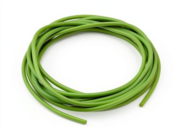 uxcell Latex Tubing 2mm ID 5mm OD 5m Elastic Rubber Hose Fluorescent Green-2
