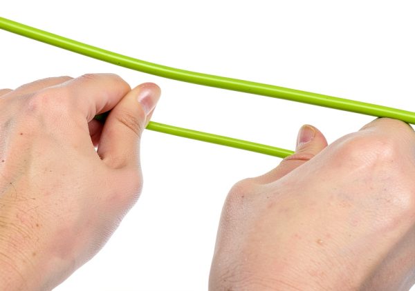 uxcell Latex Tubing 2mm ID 5mm OD 5m Elastic Rubber Hose Fluorescent Green-3