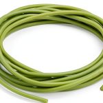 uxcell Latex Tubing 2mm ID 5mm OD 5m Elastic Rubber Hose Fluorescent Green-0