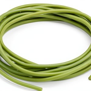 uxcell Latex Tubing 2mm ID 5mm OD 5m Elastic Rubber Hose Fluorescent Green-0