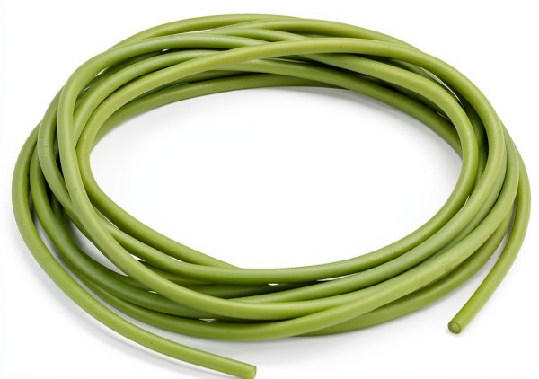 uxcell Latex Tubing 2mm ID 5mm OD 5m Elastic Rubber Hose Fluorescent Green-0