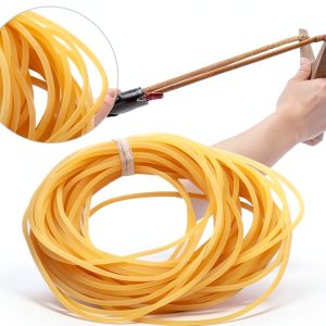 2mm Diameter 10m Length Natural Latex Rubber Band Tube for Slingshot Catapult Elastic Parts Outdoor Hunting-0