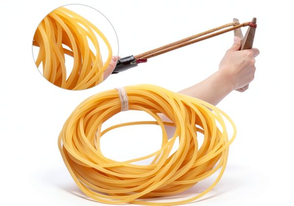 2mm Diameter 10m Length Natural Latex Rubber Band Tube for Slingshot Catapult Elastic Parts Outdoor Hunting-0