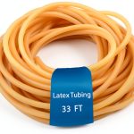 33FT Latex Rubber Tubing Natural Latex Rubber Tubing Surgical Tube for Home, Hospital, Laboratory ，1 Continuous Piece 3/8 inch OD 1/4 inch ID (Natural)-0